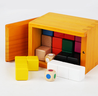 2024 JOUETS EN BOIS JIGSAW PUZZLE LOGIQUE JEU DE TABLE DE PENSÉE 3D PUZZLES CUBE JOUETS ÉDUCATIFS POUR ENFANTS JOUETS INTELLIGENTS