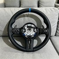 Volant de voiture en cuir adapté aux BMW M3 M4 M5 M6 F30 F10 F15 F36 F01 F20 F22 F25 F31 F32 E70 E71 E90 E91 E92 X1 X2