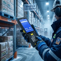 Computadora Portátil Android de 4 Pulgadas con Escáner de Códigos de Barras 1D y 2D y Lector RFID UHF para Gestión de Almacenes Logísticos