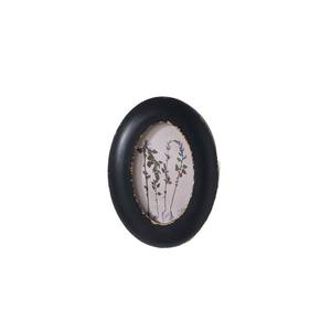 Art mural encadré ovale, imprimé de plantes vintage noires, décoration intérieure pour salon, chambre à coucher, entrée - Product Image 5