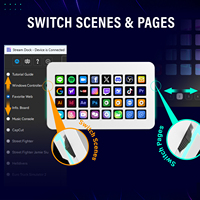 Controlador de Flujo de Trabajo MiraBox XL con 32 Teclas de Acceso Directo LCD para Mayor Productividad, Flujos de Trabajo Creativos y Automatización de Tareas
