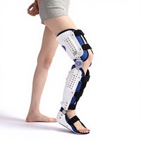 Vente directe d'usine de fixateur externe pour fracture de l'articulation du genou, réglable, respirant, doublure ajustable, pour membre inférieur
