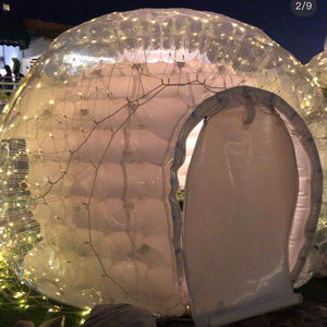 Dômes de luxe transparents, maison de thé, chambre, dôme à bulles gonflable transparent, tentes à bulles gonflables, éclairage LED, maison à bulles gonflable - Product Image 1