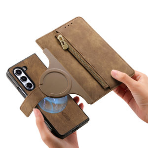Custodia magnetica due-in-uno staccabile per Samsung Z Fold 8 Ultra - Cover in pelle a portafoglio per Z Fold 7, Z Fold 6, Z Fold 5, Z Fold 4, Z Fold 3 - Product Image 3