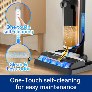 Machine à laver de tapis autonettoyante à commande vocale à 10 langues avec fonction d'assistant de nettoyage de sol à moteur sans balai - Product Image 2