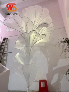 <span class=keywords><strong>Fleurs</strong></span> artificielles <span class=keywords><strong>géantes</strong></span> de luxe pour vitrine d'événements de mariage, <span class=keywords><strong>fleurs</strong></span> <span class=keywords><strong>géantes</strong></span> en organza faites à la main - Product Image 2