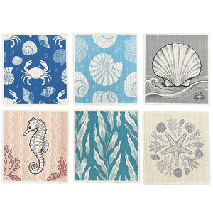Lingettes de cuisine suédoises biodégradables réutilisables et lavables, chiffons éponge absorbants, essuie-tout absorbants pour la cuisine, la vaisselle et les comptoirs - Product Image 2