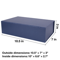 Small Empty Fold Wedding Gift Boxes Mailer Box Foldable Cardboard Paper Packaging Custom Large Gift Box