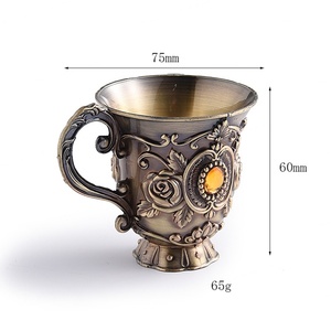 Tasse à bière en cuivre miniature épaisse de qualité supérieure, couleur or laiton, très vendue - Product Image 6