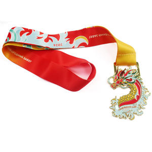 Medalla de Dragón Personalizada de Fábrica, de Aleación de Metal, con Diseño de Personaje de Dibujos Animados, para Carrera Divertida de Barco Dragón - Product Image 2