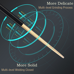 Gold Coated Microblading Needles 3R 5R Shading Nano Blades Anti Allergy PMU Eyebrow Tattoo Tools - Product Image 2