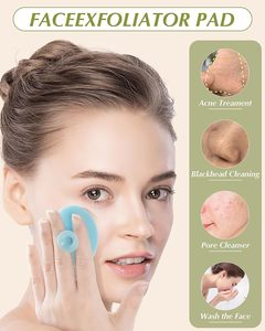Brosse nettoyante pour le <span class=keywords><strong>visage</strong></span> et les poils du <span class=keywords><strong>visage</strong></span> pour enfants - Élimination des odeurs, logo personnalisé, brosse de bain en silicone pour bébé avec peigne et <span class=keywords><strong>éponge</strong></span> - Product Image 6