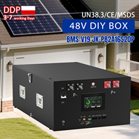 Almacén en Polonia, Envío DDP, Kit de Batería DIY JK V19 BMS de 48V, Caja Apilable para Ahorrar Espacio, Diseño para Almacenamiento de Energía en el Hogar