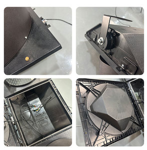 Feu de signalisation LED à écran complet avec batterie intégrée, clignotant rouge, vert, jaune, en matériaux PC et alimenté par énergie solaire - Product Image 6