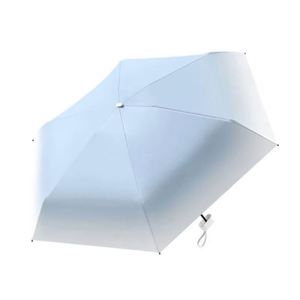 CJX4 High Quality Pocket Umbrellas Travel Colorful 5 Fold Portable Foldable Uv Protection Capsule Mini Pocket Umbrella With Logo - Product Image 2