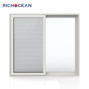 RICHOCEAN Modern Soundproof Aluminum Sliding windows Low-E Double Glazed <strong>Security</strong> Window with Mosquito Net - Product Image 3