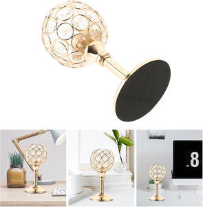 铁艺水晶烛台 空心复古灯笼 桌上烛台 婚礼烛台 家居装饰照明 不含蜡烛 - Product Image 5