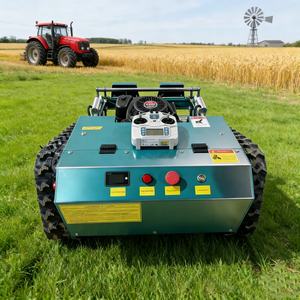 หุ่นยนต์ตัดหญ้าอเนกประสงค์พร้อมที่ตัดหิมะ ควบคุมแบบไร้สาย ขับเคลื่อนด้วยตัวเอง สำหรับพื้นที่ลาดชันบนภูเขา - Product Image 4