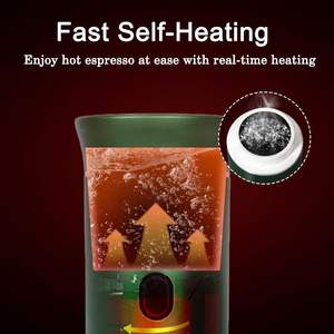 <span class=keywords><strong>Cafetera</strong></span> Espresso Automática Portátil Mini, <span class=keywords><strong>Cafetera</strong></span> Autocalentable de 60 ml, Funciona con Batería, Compatible con <span class=keywords><strong>Cápsulas</strong></span> de <span class=keywords><strong>Café</strong></span> <span class=keywords><strong>Molido</strong></span> - Product Image 3