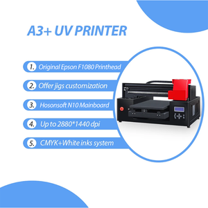 Stampante UV flatbed A3 a basso costo Refinecolor con testina Epson per custodie di telefoni, palline da golf, patch e macchina da stampa UV per lavoretti fai da te - Product Image 2