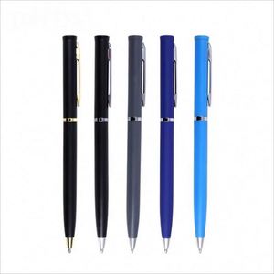 Hot Selling Custom Metal Ballpoint <b>Pen</b> Custom Logo Promotional Sport <b>Pen</b> Wholesale 1.0mm Writing Width <b>Colorful</b> Body Slim <b>Pen</b> - Product Image 2