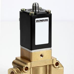 Válvula Solenoide de Dos Posiciones y Tres Vías Normalmente Abierta, Específica para Compresores de Aire de Alta Presión BONDON QUANJIA - Product Image 1