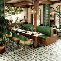 Tables, chaises et banquettes en bois massif modernes et simples pour restaurants et cafés - Personnalisables - Origine Chine
