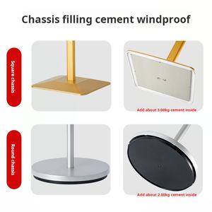 Support d'<span class=keywords><strong>affichage</strong></span> vertical pour affiche, en aluminium, personnalisé, moderne, pour l'extérieur, facile à assembler - Product Image 5