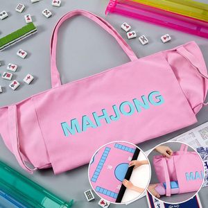 Sac de rangement pliable multifonctionnel grande capacité pour Mahjong de style américain, idéal pour les best-sellers transfrontaliers et le divertissement - Product Image 2