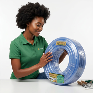 Tuyau d'arrosage transparent en PVC pour l'irrigation extérieure, diamètre 6-50 mm, technique d'arrosage, export en vrac, fournisseur OEM en gros - Product Image 1
