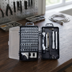 Juego de Herramientas para Reparación de Teléfonos Móviles, 115 en 1, Kit de Destornilladores de Acero al Cromo Vanadio, Soporte Magnético, Puntas de Precisión, Mantenimiento Electrónico - Product Image 3