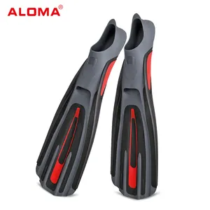 Snorkel ALOMA New Design Profesional Diving Flipper Adults Foot Pocket Long Diving Fins For Swim Snorkel Free Diving