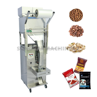 Machine d'ensachage verticale automatique à commande PLC, entraînée par un moteur, adaptée au remplissage de poudres chimiques