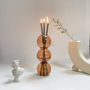 Bougie en métal de style moderne et luxueux, à huile pure, avec mèche en acier inoxydable, mèche de bougie, combustion propre - Product Image 5