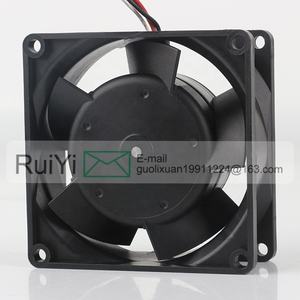 Nova Alemanha Original 5V 12V 24V DC 48V 3.3W AC EC 8032 80X80X32MM 8CM Freqüência Conversor Fluxo do eixo de 3 fios 8318/17 Ventilador de refrigeração - Product Image 5