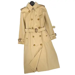 Spring Winter Women'S Luxury Trench Coat Couple Long Jacket Plus Size Khaki Black Vintage Classic Trench Coat For Men