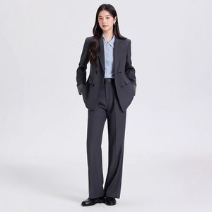 Women's Suit Jacket Solid Color Polyester Anti-Wrinkle Loose Casual Blazer Spring Autumn 2025 Style - Product Image 2