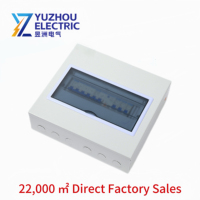 Caja de Distribución Eléctrica de Bajo Voltaje para Interiores, PZ-30, de Acero, para Montaje en Pared, Mini, IP30, con Cerradura Antimanipulación