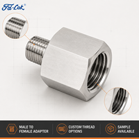 Adaptateur fileté en acier inoxydable 316 NPT BSP métrique mâle-femelle réducteur pour raccord de tuyauterie d'huile, de gaz et de produits chimiques