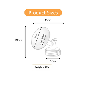 2025 accessoires de tire-lait Offre Spéciale remplaçable PP bride mamelon taille de 15 à 32mm large bouche Compatible pour <span class=keywords><strong>SpeCtra</strong></span> - Product Image 2