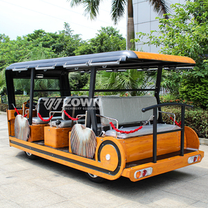 Autobús Turístico Eléctrico ZOWN de 8 Asientos, Techo Abierto, Color Naranja, Uso en Exteriores - Product Image 3