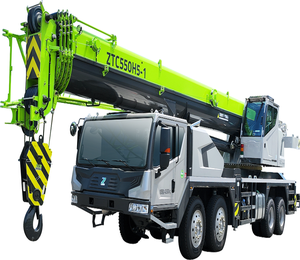 Grúa hidráulica de pluma larga de 55 toneladas ZTC550H562-1, grúa sobre camión, grúa móvil a bajo precio - Product Image 1