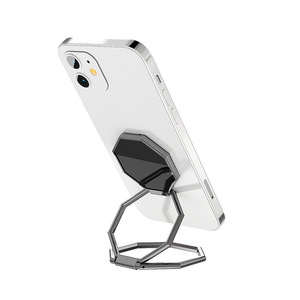 Apple <b>IPhone</b> Ring <b>Holder</b> Octagon Alloy Adjustable Desktop Stand For Watching Videos - Product Image 2