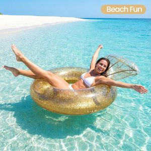 Thickened <b>Inflatable</b> Diamond Pool <b>Float</b> Ring Adult Glitter Bachelorette Wedding Bridal Shower Photo Props Swim Tube 265 lbs - Product Image 5