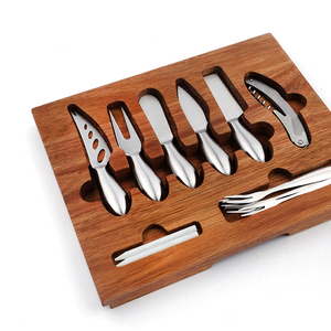 Biểu Tượng Tùy Chỉnh Slate Trượt Trong Ngăn Kéo Pho Mát Hội Đồng Quản Trị Bộ Slate Charcuterie Board Set Với Pho Mát Dao Bộ - Product Image 4
