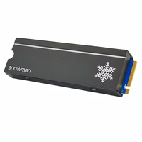 Dissipateur thermique SNOWMAN ultra-fin 2280 SSD M.2 NVME, radiateur en alliage de magnésium et d'aluminium, radiateur PC efficace, dissipateur thermique M2 SSD 10 mm