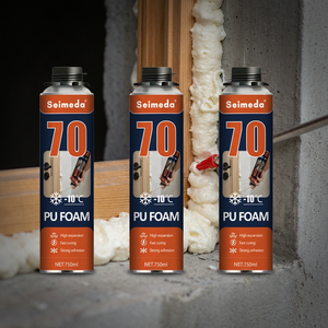 Kit de <span class=keywords><strong>pistolet</strong></span> de distribution de mousse de polyuréthane haute performance avec nettoyant en <span class=keywords><strong>a</strong></span>érosol, gants de protection et lunettes de protection pour le scellement en construction en gros volume - Product Image 4