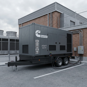 Generador Diésel Refrigerado por Agua de 50kVA, 55kVA, 60kVA, Trifásico, 50Hz/60Hz, para Energía de Emergencia en el Hogar, Motor Ricardo Cummins Confiable - Product Image 3