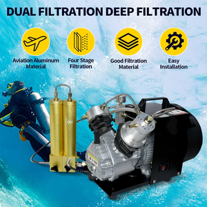 GP-compresor de agua y aceite de buceo, filtro de aire de alta presión, 4500psi, 300bar - Product Image 4