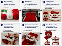 Ensemble écharpe en peluche de Noël, écharpe tricotée Père Noël, jouet en peluche doux, accessoire pour animaux de compagnie, coffret cadeau